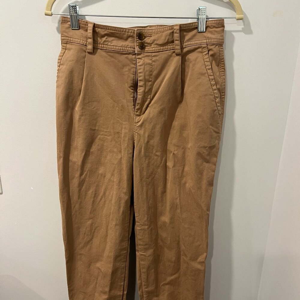 Everlane Pleated Pants Khaki Tan Size 2